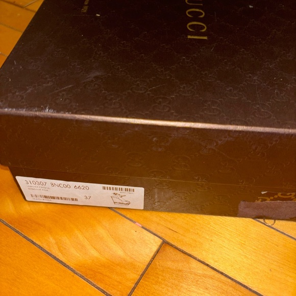 Gucci Red Wedge Shoes - Picture 9 of 9